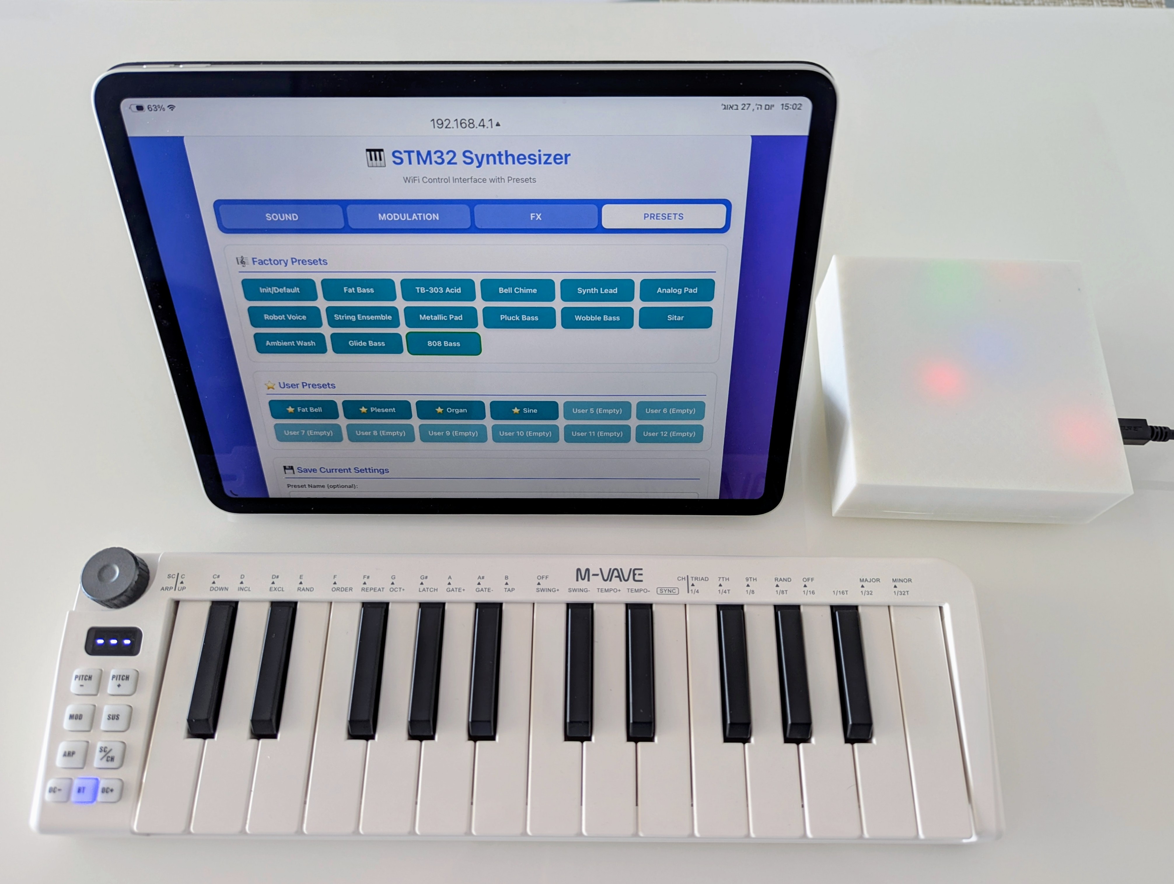 The complete Poly-Synth system
